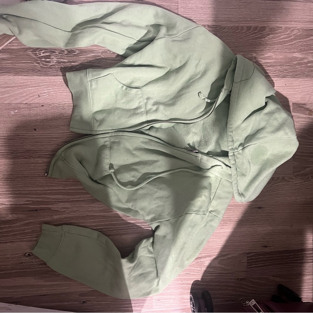 Green Zip-Up Hoodie from Tilly’s